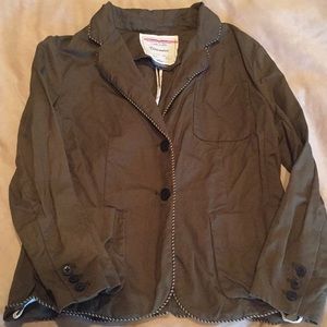 Anthropologie Olive Casual Blazer